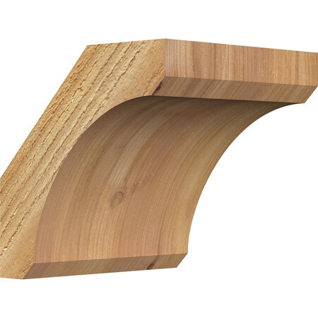 Ekena Millwork 6"W x 6"D x 6"H Legacy Rough Sawn Knee Brace, Western Red Cedar BRC06X06X06LEC00RWR